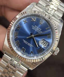 Đồng hồ Rolex Mặt số màu xanh