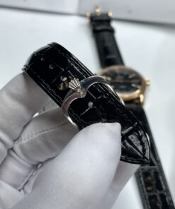 Đồng hồ Rolex nam dây da màu đen