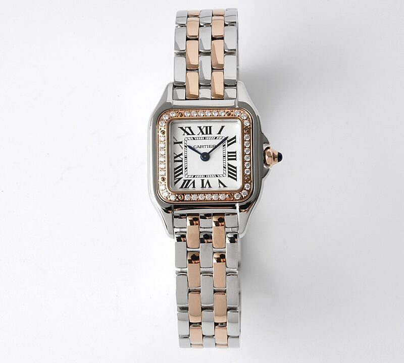 Đồng hồ Cartier Panthère Rep 11 niềng đính kim cương size 22-30mm