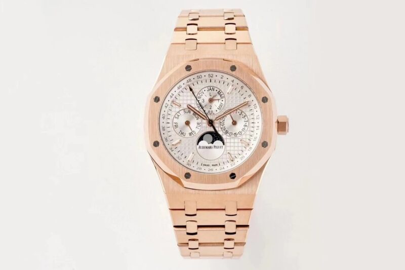 ĐỒNG HỒ NAM AUDEMARS PIGUET ROYAL OAK 26574 MOONPHASE REPLICA MẶT SỐ TRẮNG 41MM