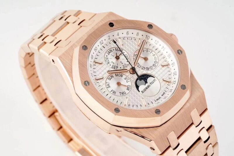 ĐỒNG HỒ NAM AUDEMARS PIGUET ROYAL OAK 26574 MOONPHASE REPLICA MẶT SỐ TRẮNG 41MM