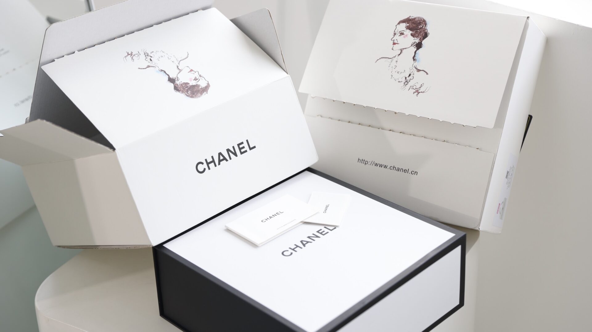 CHANEL packaging boxes and bags 3D model  CGTrader