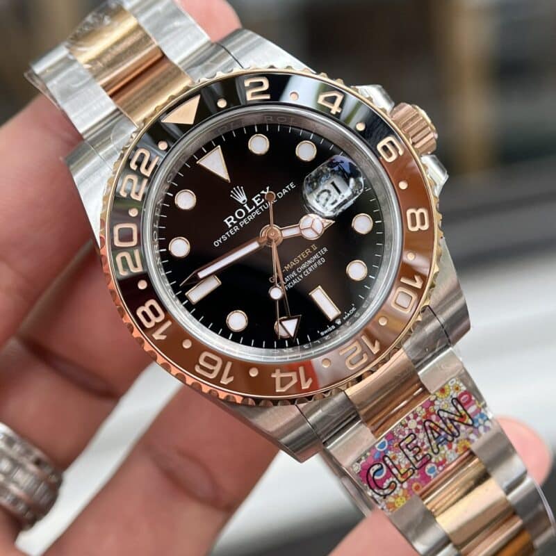 ĐỒNG HỒ ROLEX GMT-MASTER II ROOTBEER REP 11 CLEAN FACTORY