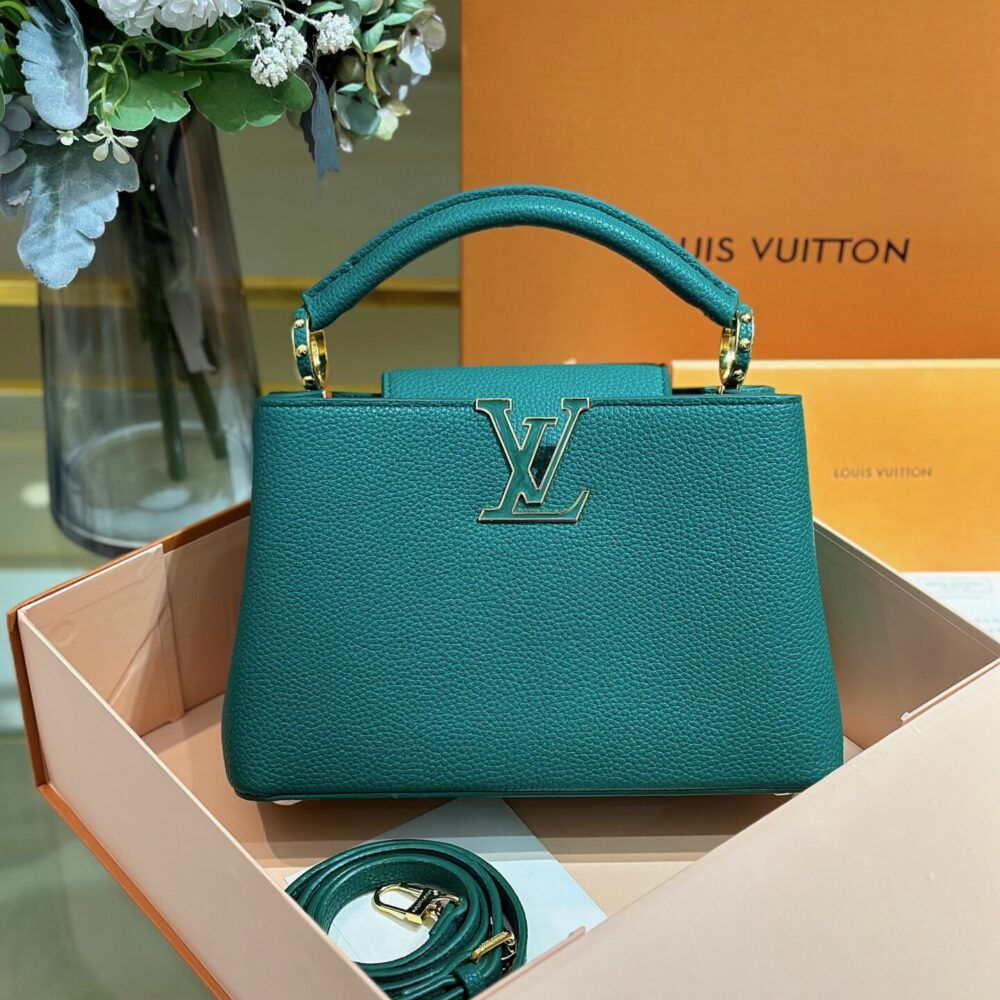 M59005 Louis Vuitton Monogram Econyl OnTheGo GM Tote Bag-Green