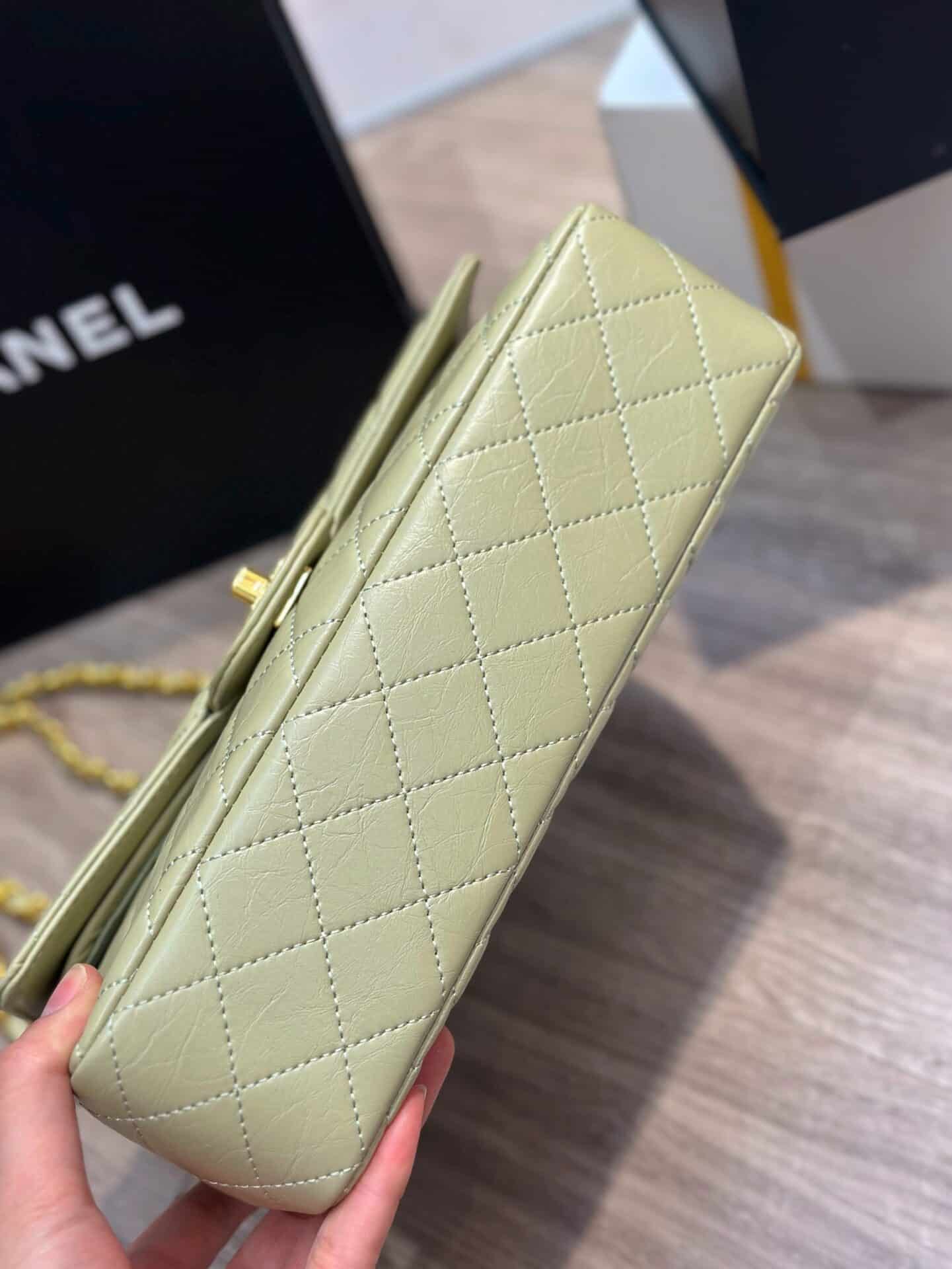 Túi Chanel Classic Flap 19 Size 25 Màu Ghi Siêu Cấp  Vy Luxury