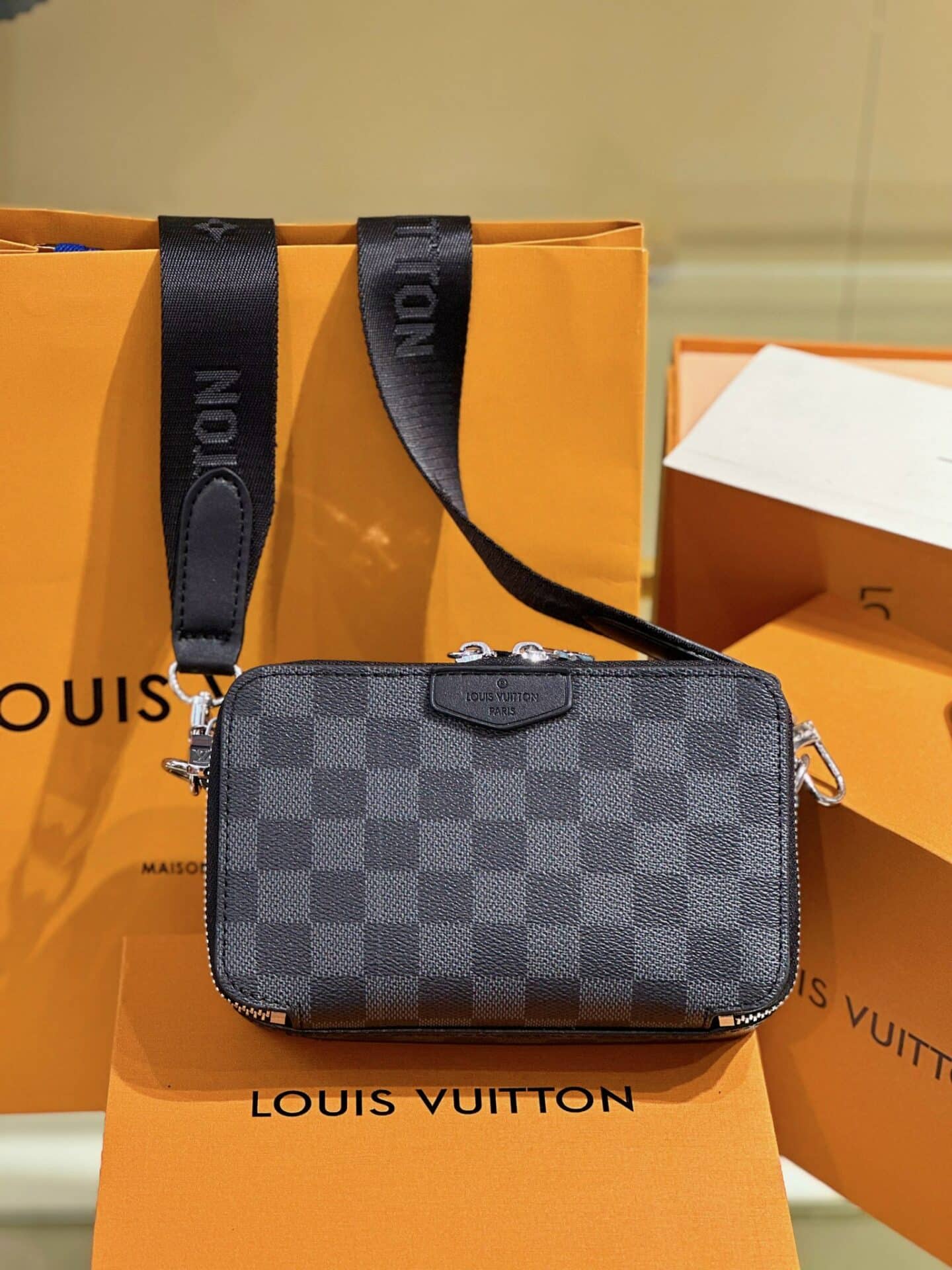 Louis Vuitton Christopher Monogram Wearable WalletMini Messenger Bag  eBay