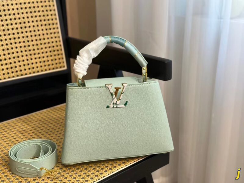 TÚI XÁCH LV LOUIS VUITTON CAPUCINES HANDLE BAG SUPER MÀU XANH MINT