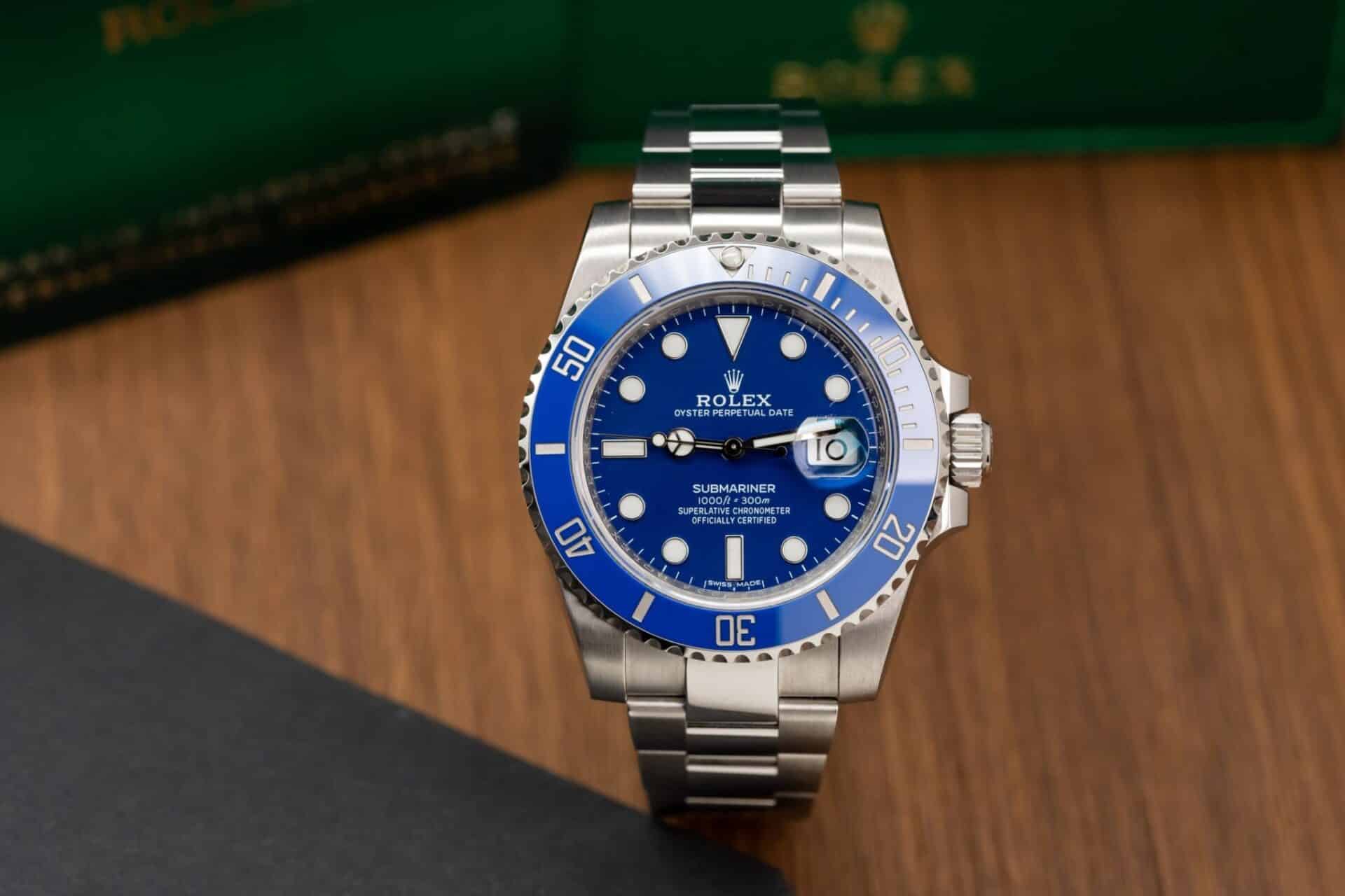 Rolex Submariner 116619LB 40MM Blue Dial replica watch - Perfect Replica