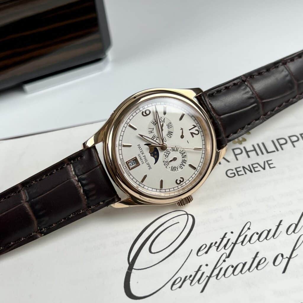 ĐỒNG HỒ PATEK PHILIPPE COMPLICATIONS 5146R-001 VỎ VÀNG HỒNG REP 1:1