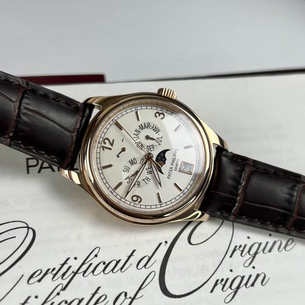 ĐỒNG HỒ PATEK PHILIPPE COMPLICATIONS 5146R-001 VỎ VÀNG HỒNG REP 1:1