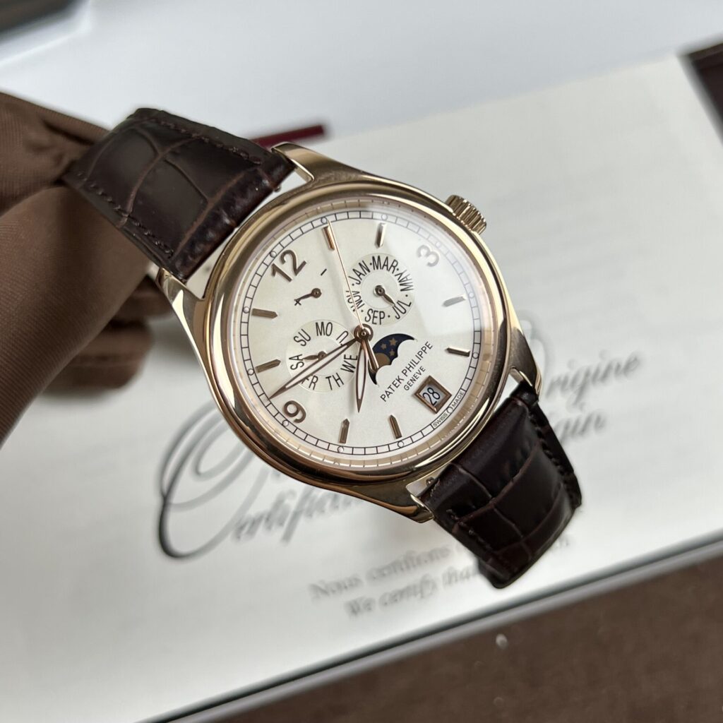 ĐỒNG HỒ PATEK PHILIPPE COMPLICATIONS 5146R-001 VỎ VÀNG HỒNG REP 1:1