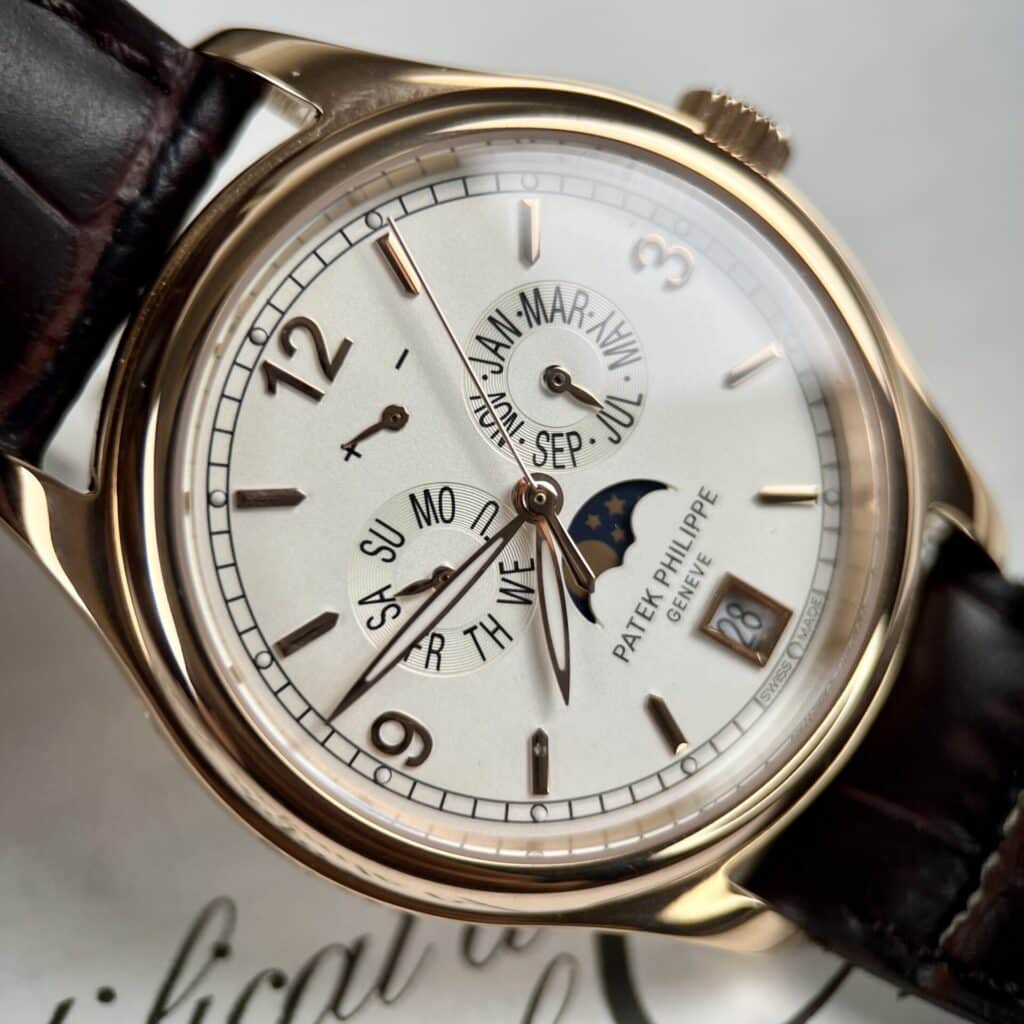 ĐỒNG HỒ PATEK PHILIPPE COMPLICATIONS 5146R-001 VỎ VÀNG HỒNG REP 1:1