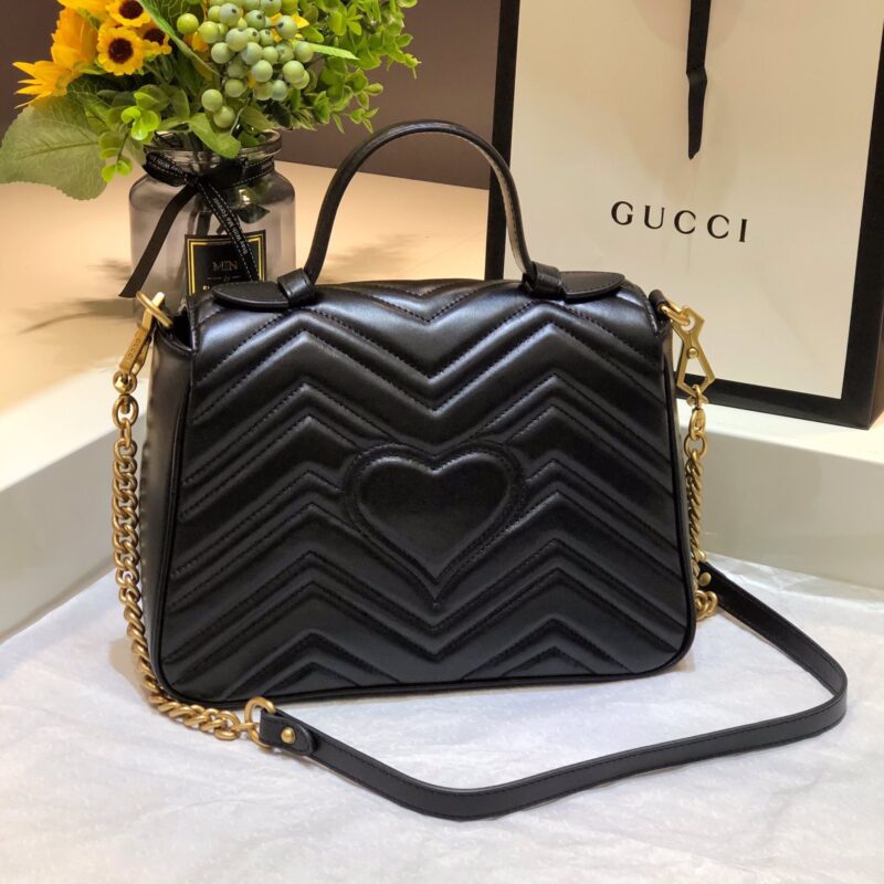 TÚI GUCCI MARMONT TOP HANDLE BAG SIÊU CẤP MÀU ĐEN