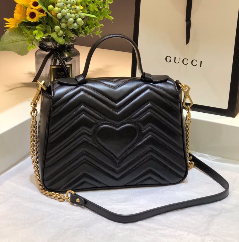 TÚI GUCCI MARMONT TOP HANDLE BAG SIÊU CẤP MÀU ĐEN