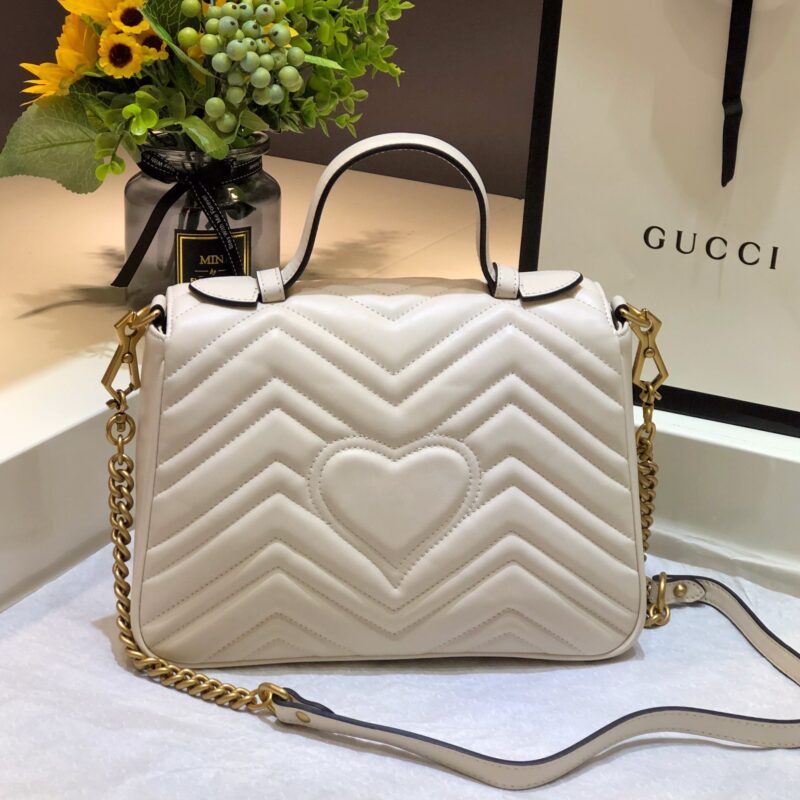 TÚI GUCCI MARMONT TOP HANDLE BAG SIÊU CẤP MÀU TRẮNG