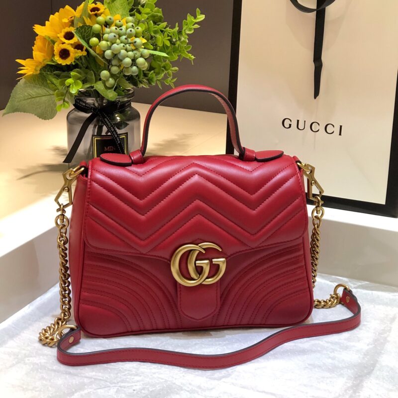 TÚI GUCCI MARMONT TOP HANDLE BAG SIÊU CẤP MÀU ĐỎ