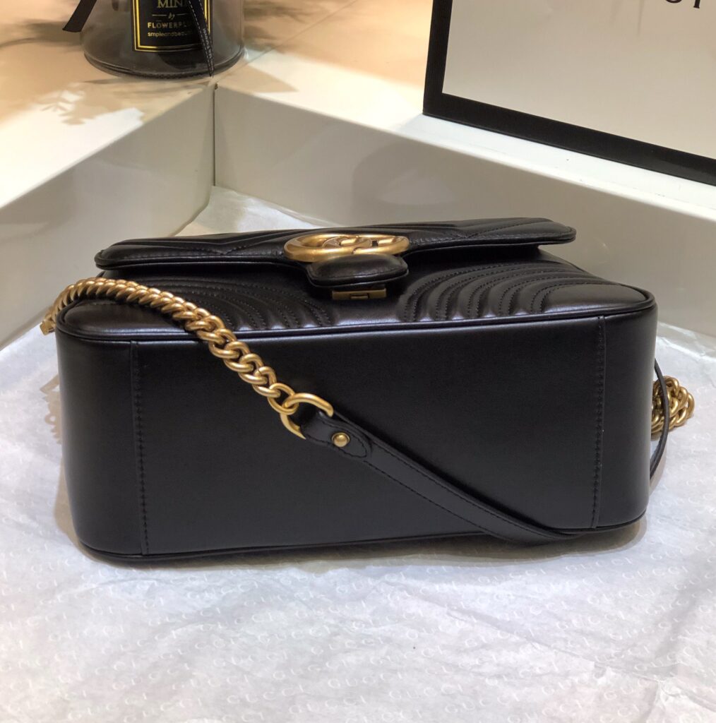 TÚI GUCCI MARMONT TOP HANDLE BAG SIÊU CẤP MÀU ĐEN