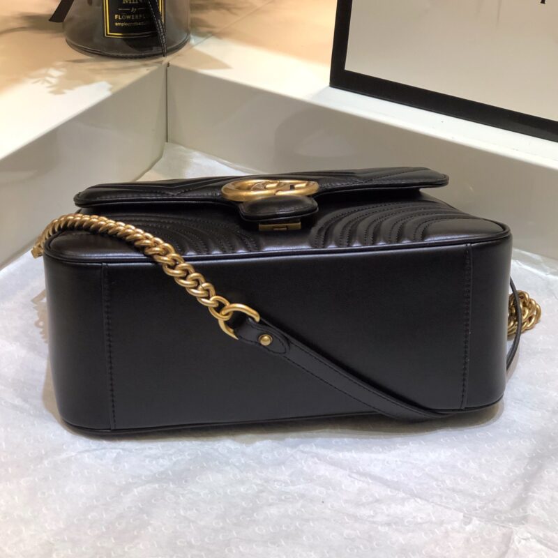 TÚI GUCCI MARMONT TOP HANDLE BAG SIÊU CẤP MÀU ĐEN