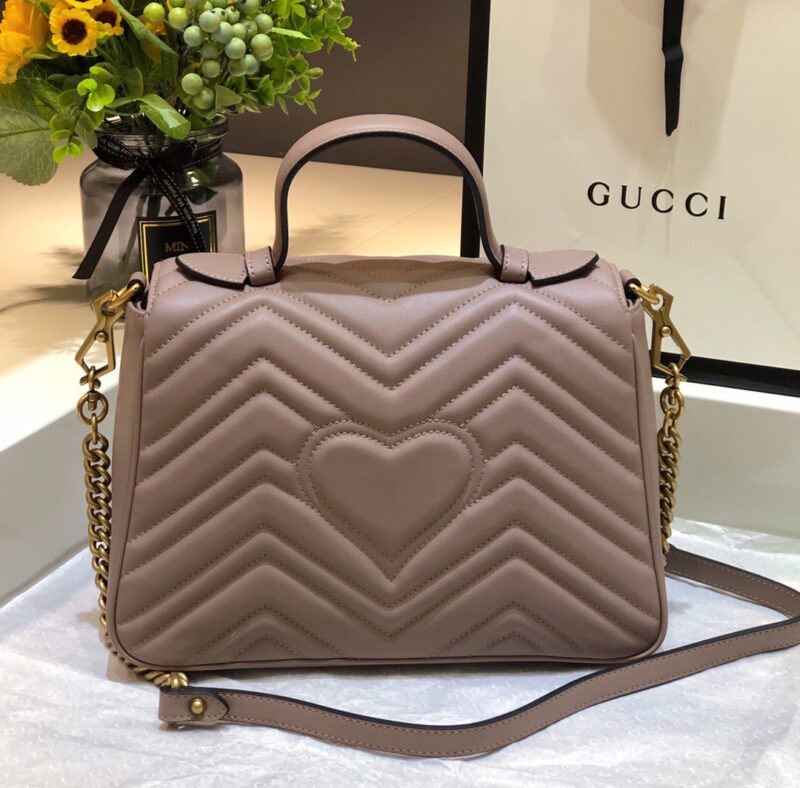 TÚI GUCCI MARMONT TOP HANDLE BAG SIÊU CẤP MÀU NÂU