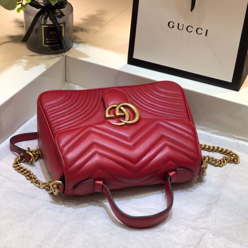 TÚI GUCCI MARMONT TOP HANDLE BAG SIÊU CẤP MÀU ĐỎ