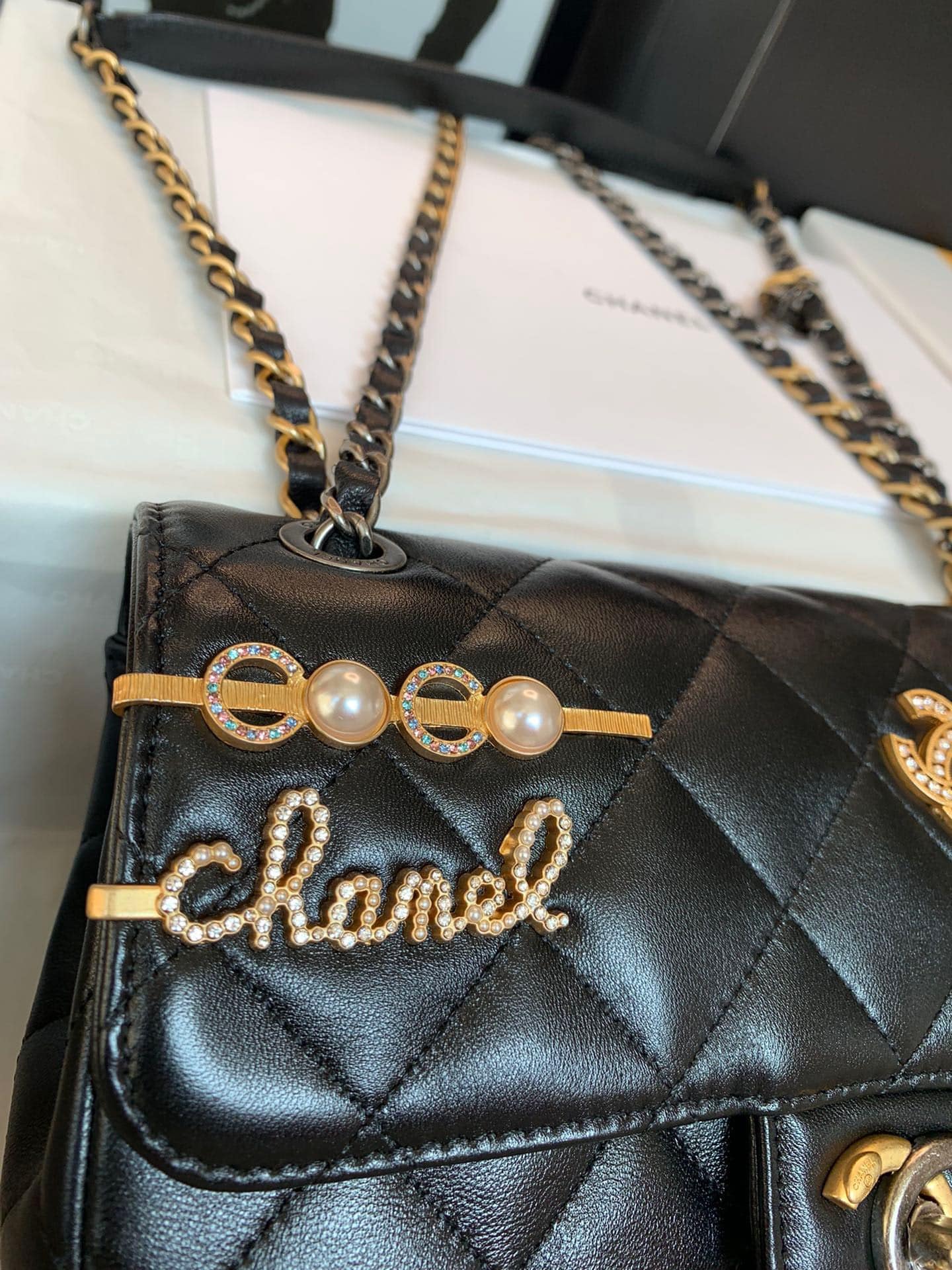 255 leather crossbody bag Chanel Black in Leather  1979949