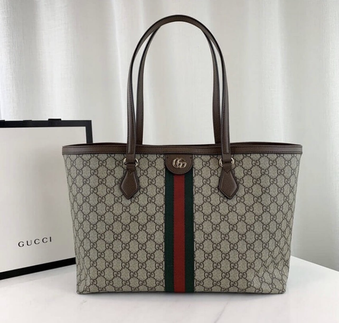 TÚI GUCCI OPHIDIA GG MEDIUM TOTE CAO CẤP