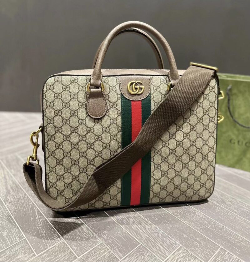 CẶP XÁCH TAY NAM GUCCI OPHIDIA GG BRIEFCASE CAO CẤP