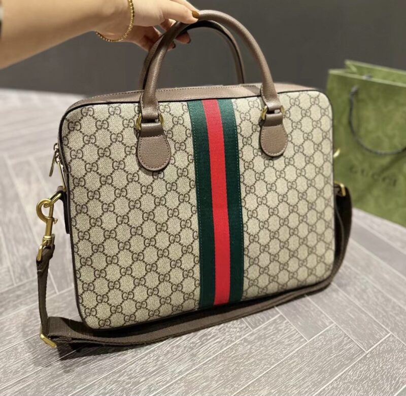 CẶP XÁCH TAY NAM GUCCI OPHIDIA GG BRIEFCASE CAO CẤP