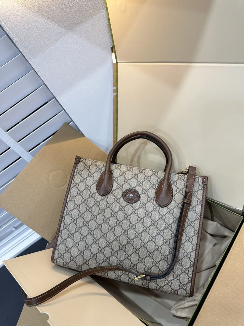 TÚI XÁCH GUCCI GG SMALL TOTE BAG NGUYÊN BẢN