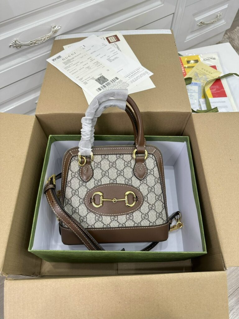 TÚI GUCCI HORSEBIT 1955 MINI TOP HANDLE BAG SUPER