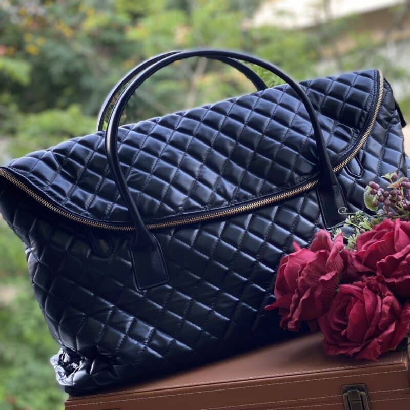 TÚI SAINT LAURENT ES GIANT TRAVEL BAG IN QUILTED LEATHER SUPER