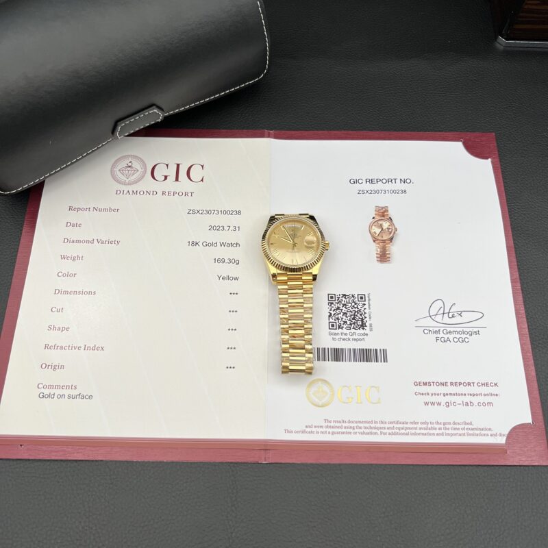 ROLEX DAY-DATE 228238-0006 18K GOLD WRAPPED BEST QUALITY 40MM