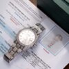 ROLEX DATEJUST 41 SILVER DIAL LUMINOUS ICED OUT FULL MOISSANITE TOP QUALITY REPLICA