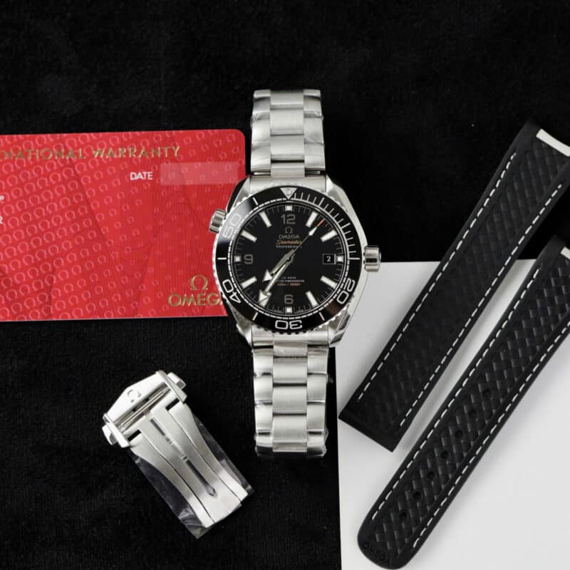 ĐỒNG HỒ OMEGA SEAMASTER PLANET OCEAN 600M CO-AXIAL MASTER CHRONOMETER MẶT ĐEN REP 1:1 VSF 43.5MM