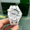 AUDEMARS PIGUET ROYAL OAK OFFSHORE DIVER 15707CB WHITE CERAMIC WHITE DIAL BEST REPLICA ZF 42MM